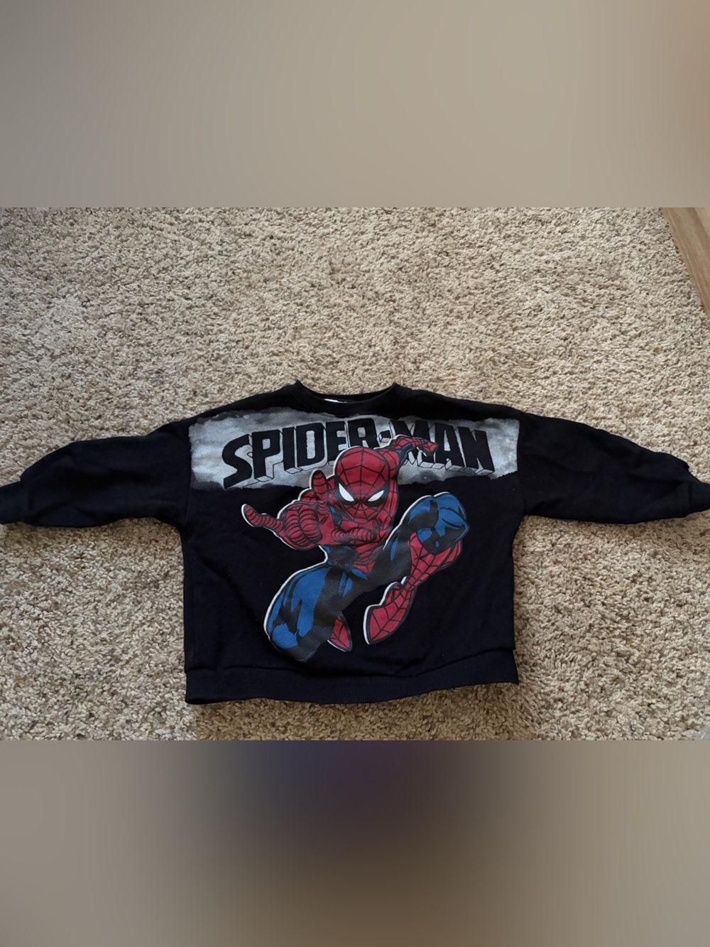 Zara Spider-Man sweatshirt